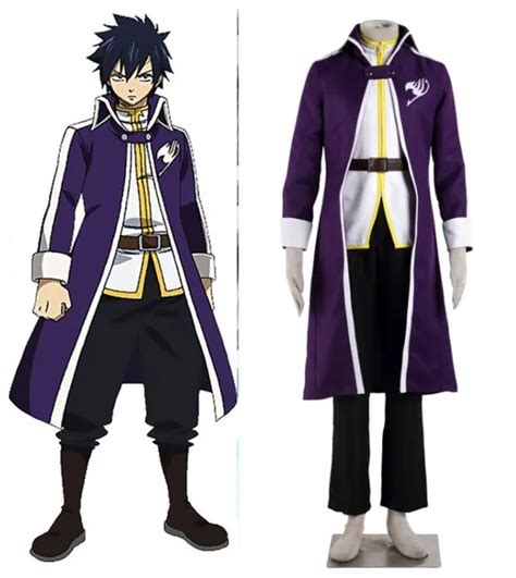 Fairy Tail Team Fairy Tail Gray Fullbuster Outfit Costume Cosplay In