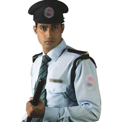 Blueback Cotton Mens Security Guard Uniform Packaging Type Packet At