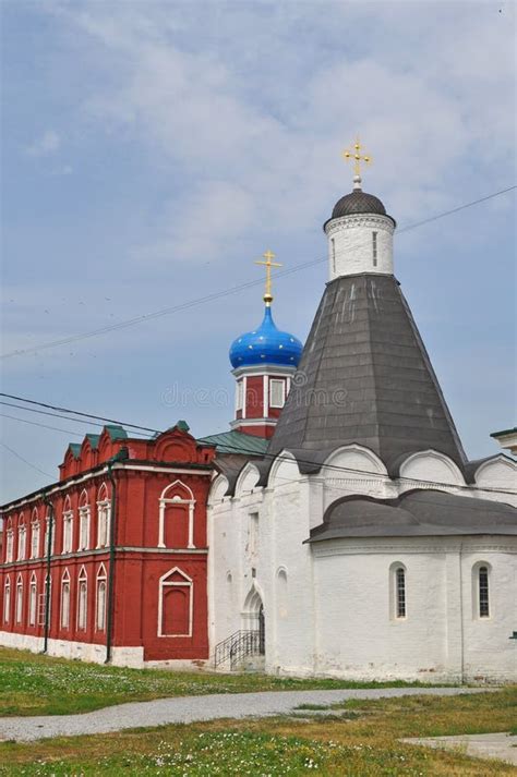 The Courtyard Of Uspensky Brusensky Convent In Kolomna City Stock Image