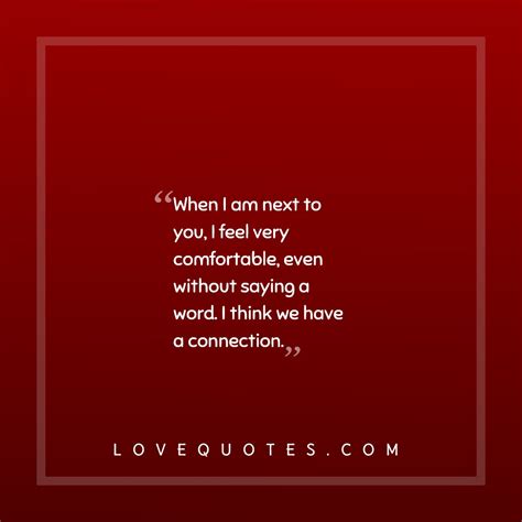 A Connection Love Quotes