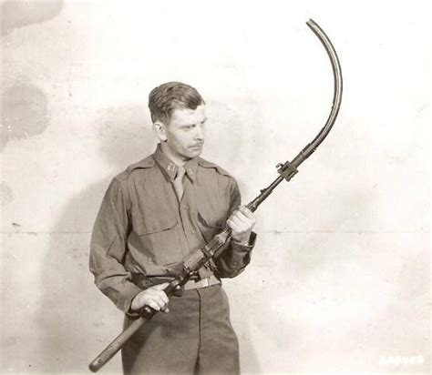 Stg 44 Modified For Street Fighting A Us Army Captain Inspects A Captured German Sturmgewehr