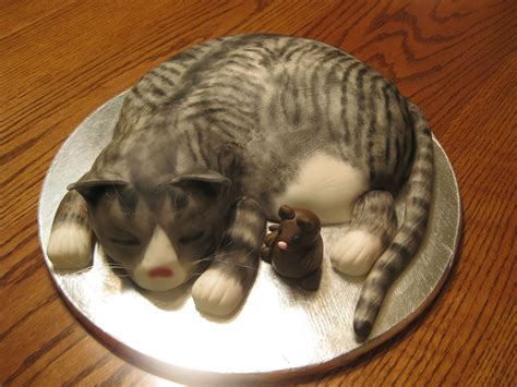 Image Detail For Kitty Cat Cake Shells Cakes Cat Birthday Card