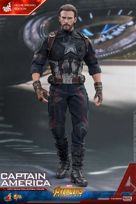 Hot Toys Mms481 Avengers Infinity War Movie Promo Edition Captain America Action Figure