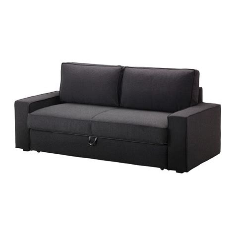 Every hangout spot needs a place to lounge, and this sofa bed is here to help. VILASUND Three-seat sofa-bed cover - IKEA
