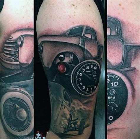 43 Best Classic Car Sleeve Tattoo Idea Images On Pinterest Arm