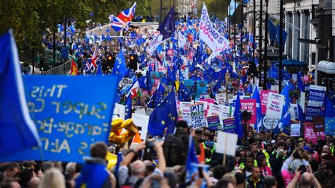 In Photos Thousands March For Second Brexit Referendum