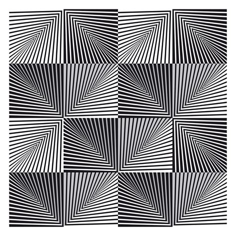 Five Lined Pyramids Optical Illusions Art Illusion Art Geometric