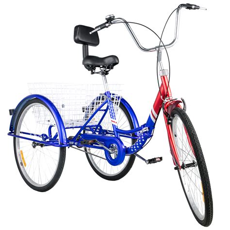 Foldable Adult Tricycle 24 26 Wheels Adult Folding Tricycle 17