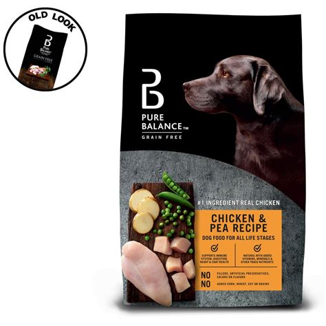 Pure Balance Grain Free Dry Dog Food Chicken And Pea Recipe 11 Lbs