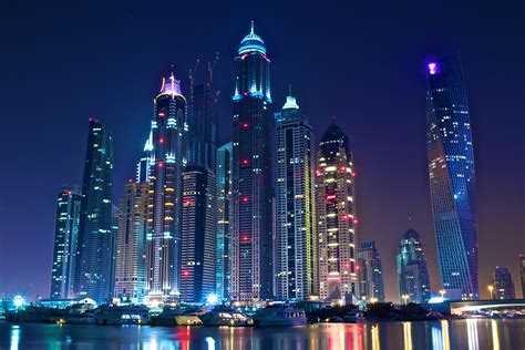 Skyline Of Dubai Marina Foto And Bild Asia Middle East United Arab