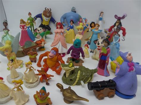 Disney Characters Set Toy Vintage Figurines 1980s 45 Etsy Disney