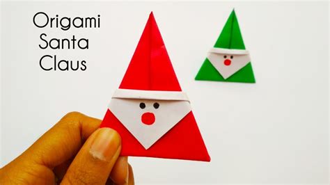 Origami Santa Claus Diy Santa Claus Making Idea Christmas Santa