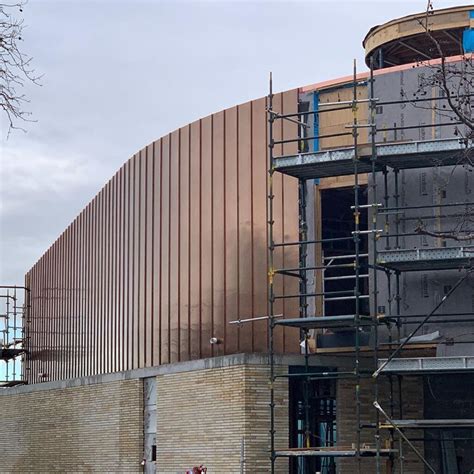 Copper Standing Seam Metal Cladding Soars To New Heights
