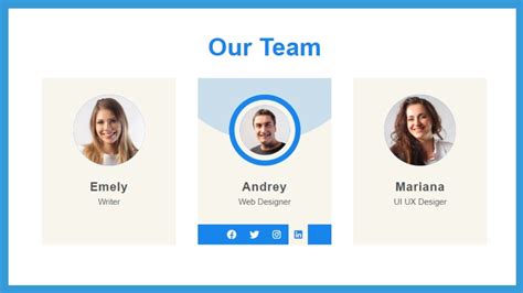 Create Responsive Our Team Section By Using Html And Css Meet The