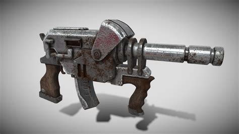 Dieselpunk Pistol 3d Model By Alex Sanches Asanches 6bfff76