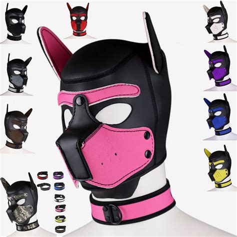 Sex Women Girls Cosplay Masks Puppy Role Play Sm Sexy Lady Rubber
