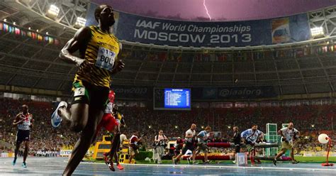 Lightning Strikes In Moscow But Usain Bolt Still Reigns Supreme Daily