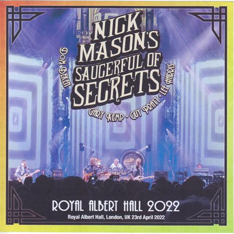 Nick Masons Saucerful Of Secrets Royal Albert Hall 2022 2cdr