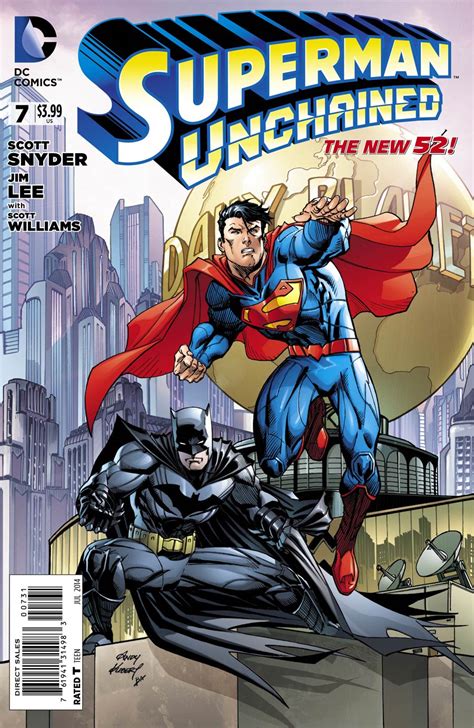 Superman Unchained 7 Cover E Incentive Andy Kubert Variant Cover