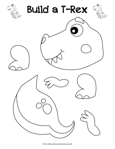 Free Printable Dinosaur Cut Outs