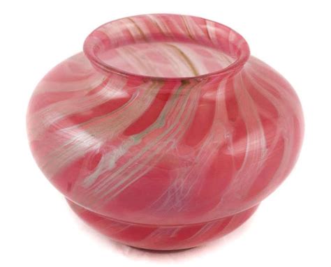 Pink Loetz Vase With Silver Swirls Decor Ausführung 118 Vase Silver Swirl Swirls