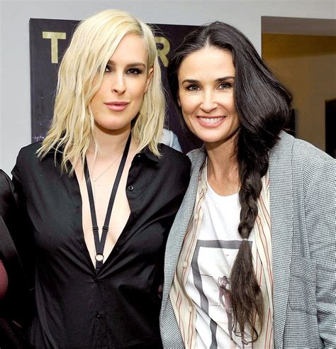 demi moore and rumer willis by celebrity news celebrity style willis