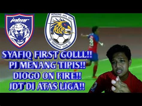 We bring you the matchday live! REAKSI JDT VS PJ CITY!! - YouTube