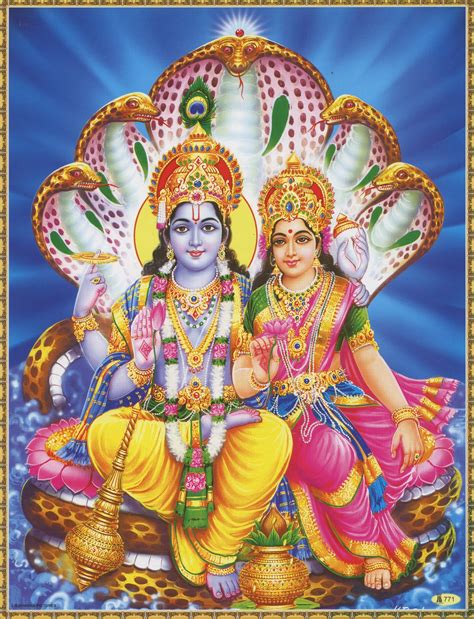 Lakshmi And Vishnu