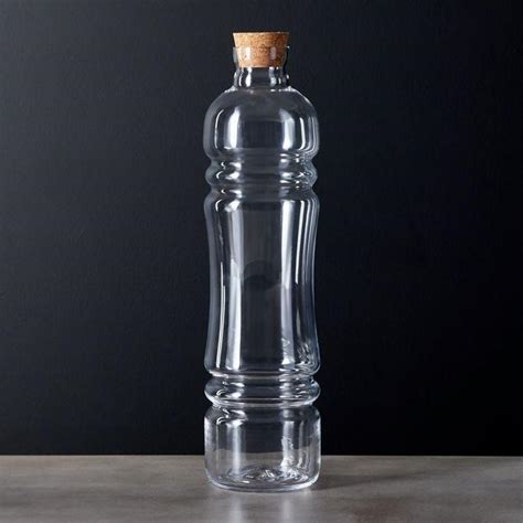 Glass Water Bottle With Cork Stopper Glass Designs