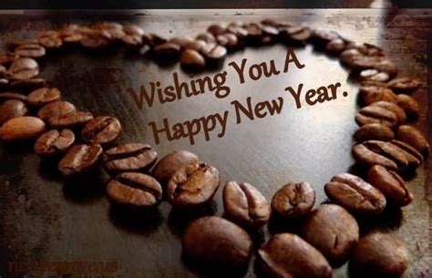 Wishing You A Happy New Year Coffee Caffè