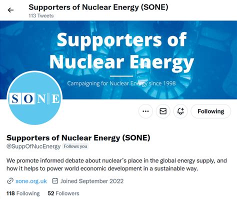 Supporters Of Nuclear Energy Sone Newsletter 281 Octobernovember 2022
