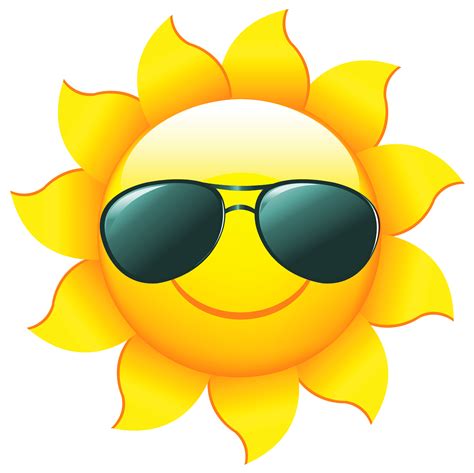 Clipart Sun With Sunglasses Clipart Best