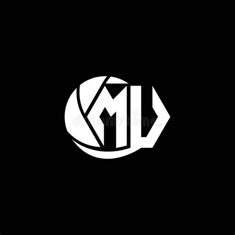 Initial Mu Logo Design Geometric And Circle Style Logo Business
