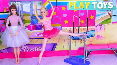 Barbie Dolls Ballet Class Play Toys School Story Youtube