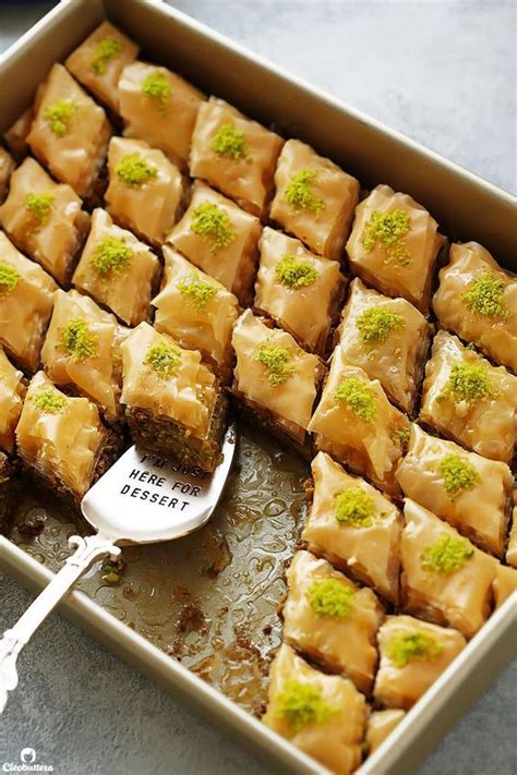 Pistachio Baklava Cleobuttera Recipe Baklava Recipe Arabic