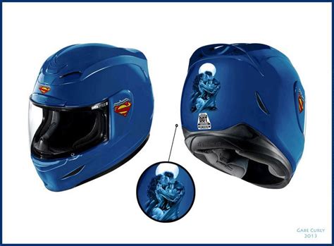 Superman Motorcycle Helmet Motorcycle Helmet Design Custom Helmets