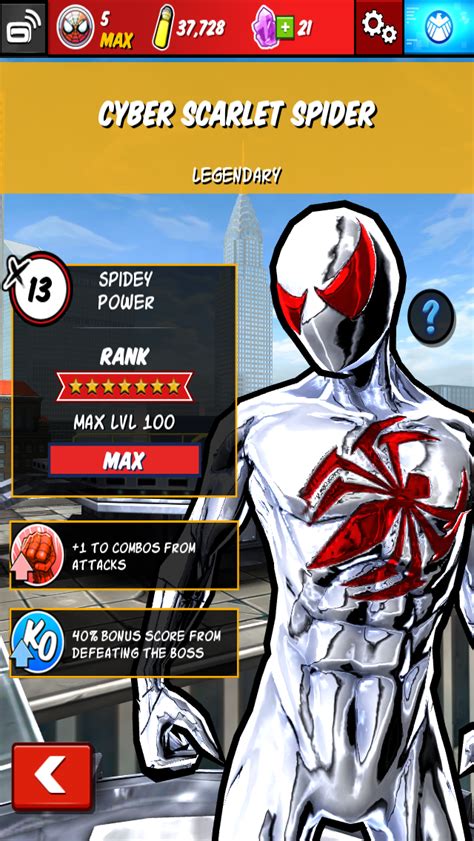 Image Character Profiles Cyber Scarlet Spiderpng Spider Man