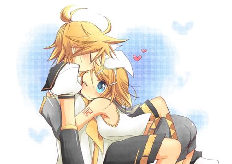 Kagamine Rin And Kagamine Len Vocaloid Drawn By Naoflake Danbooru