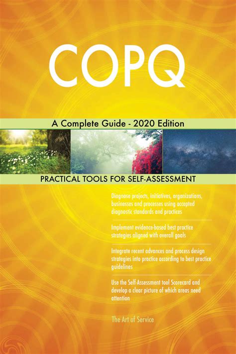 Read Copq A Complete Guide 2020 Edition Online By Gerardus Blokdyk