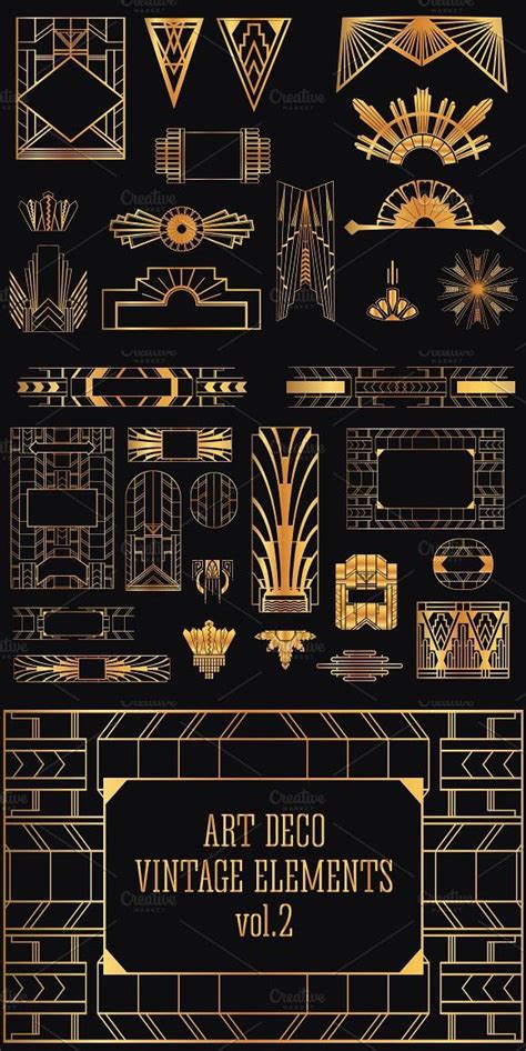 Art Deco Vintage Elements Vol 2