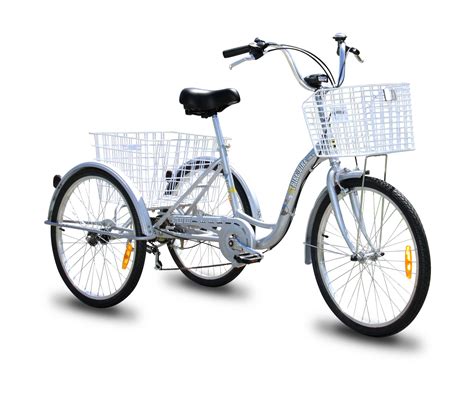 Vevor Adult Tricycle Speed Cruise Bike Tricycle Adult Bike With Large Size Basket Wheel Bikes