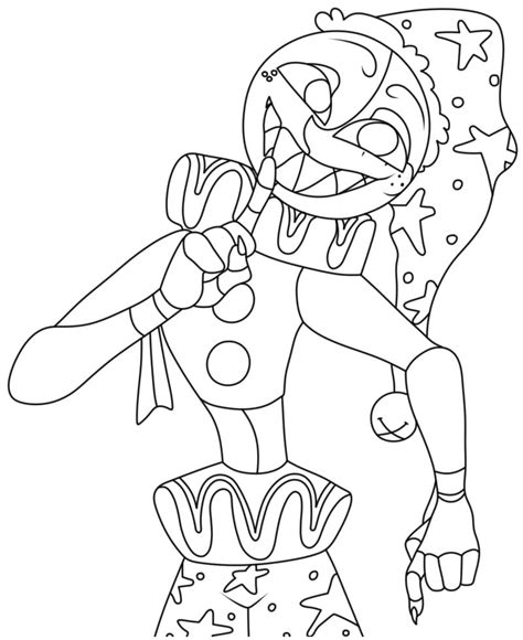 Moondrop Fnaf Coloring Pages Free Printable Coloring Pages For Kids