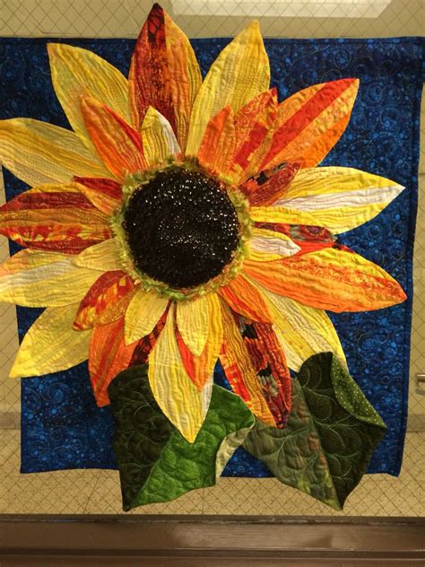 Bargello Sunflower Class At Quilty Pleasures Artofit