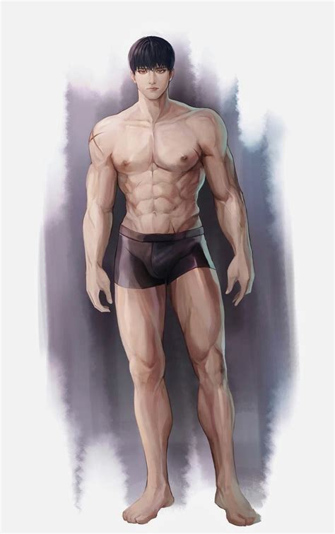 Nude Male Full Body Anime