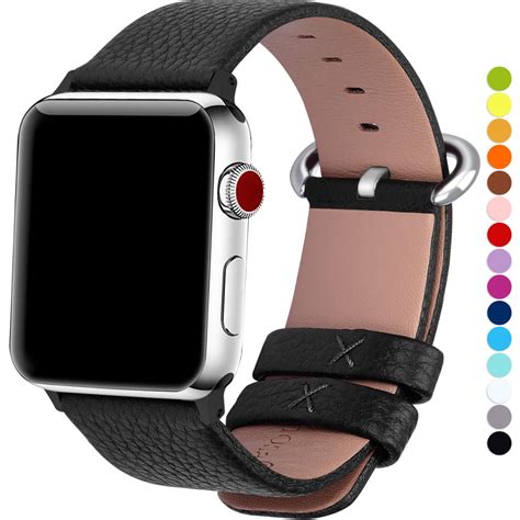 15 colors for apple watch bands 44mm 40mm 38mm 42mm genuine leather watchbands iwatch bracelet