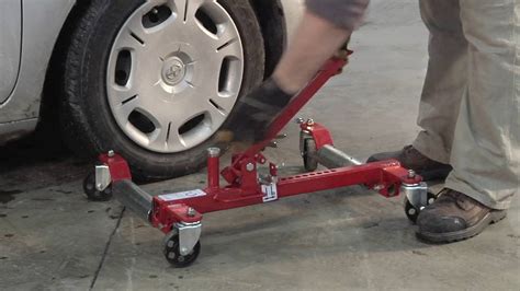 Ironton Heavy Duty Mechanical Wheel Dolly 1250 Lb Lift Capacity