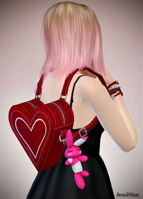 Jennisims Downloads Sims 4 Accessory Backpack Adultteenyoung Adult