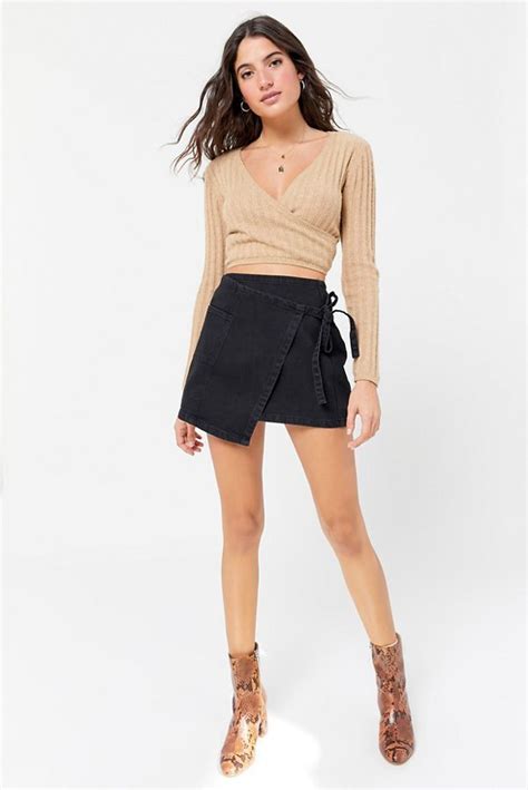 Mini Denim Skirt Outfit A Trendy And Chic Fashion Choice