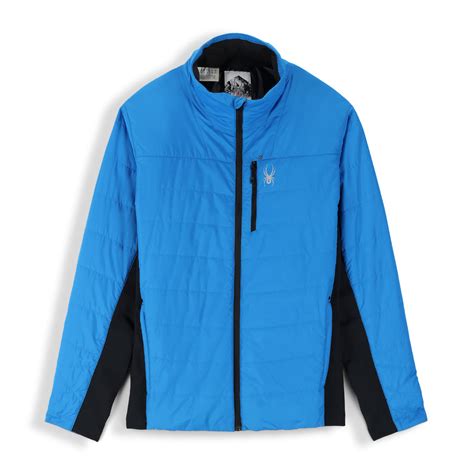 Glissade Insulated Ski Jacket Collegiate Blue Mens Spyder