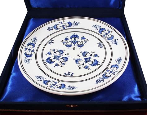 Blue White Iznik Pottery Plate